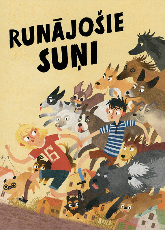 Runājošie suņi (Talking dogs) Book Cover