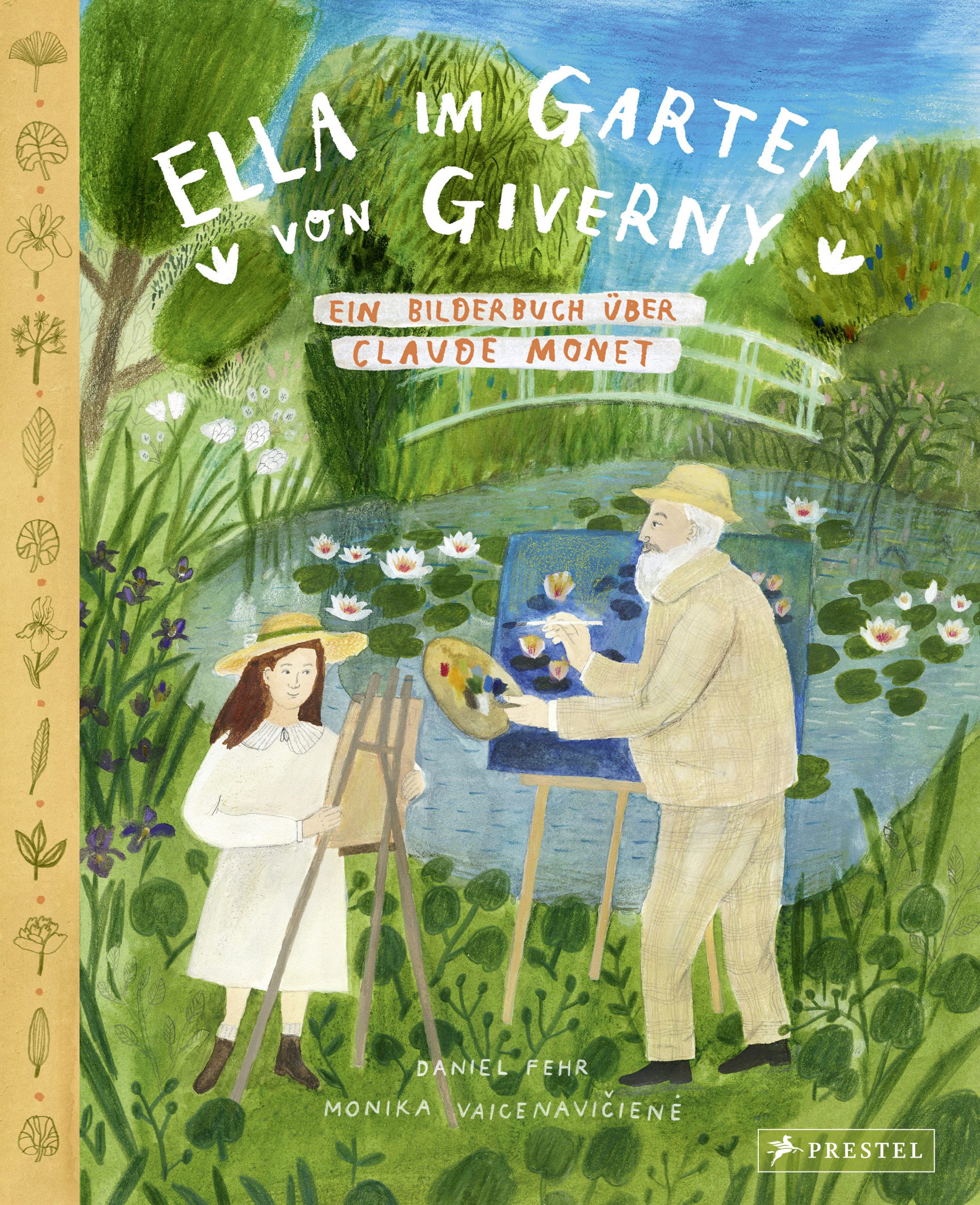 Ella im Garten von Giverny: Ein Bilderbuch über Claude Book Cover