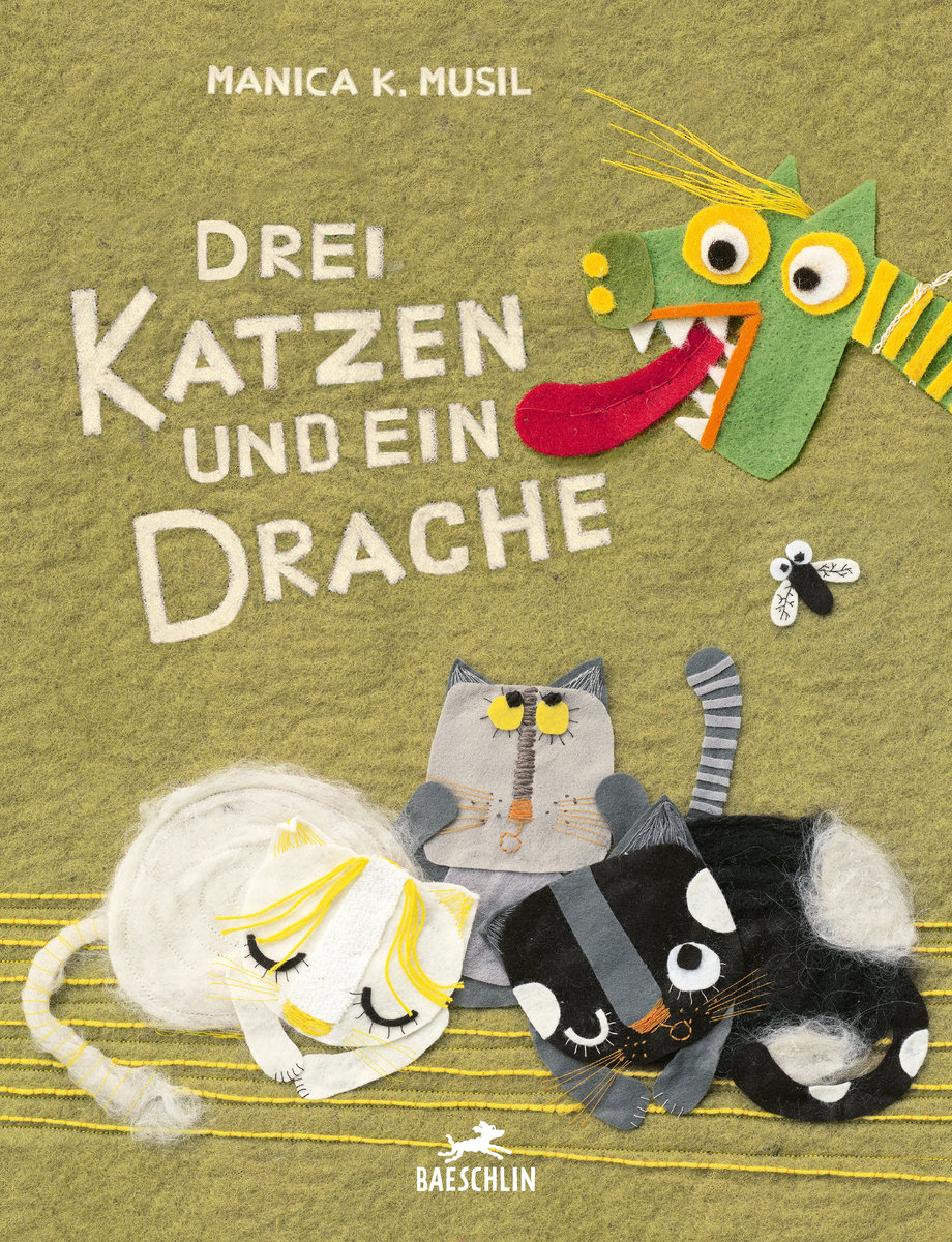 Drei Katzen und ein Drache Book Cover